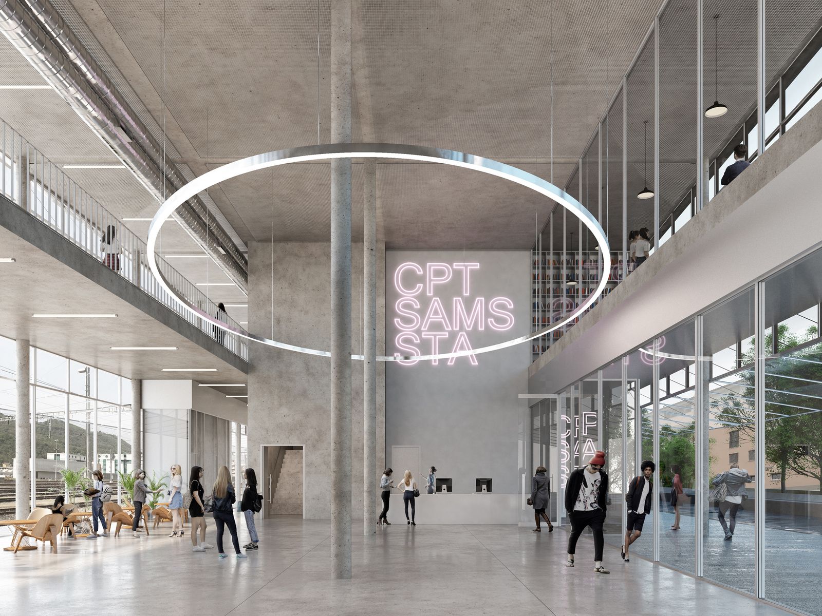 centro professionale del settore tessile for atelier giavenale + superfluido, Chiasso CH, visualization 3 of 4