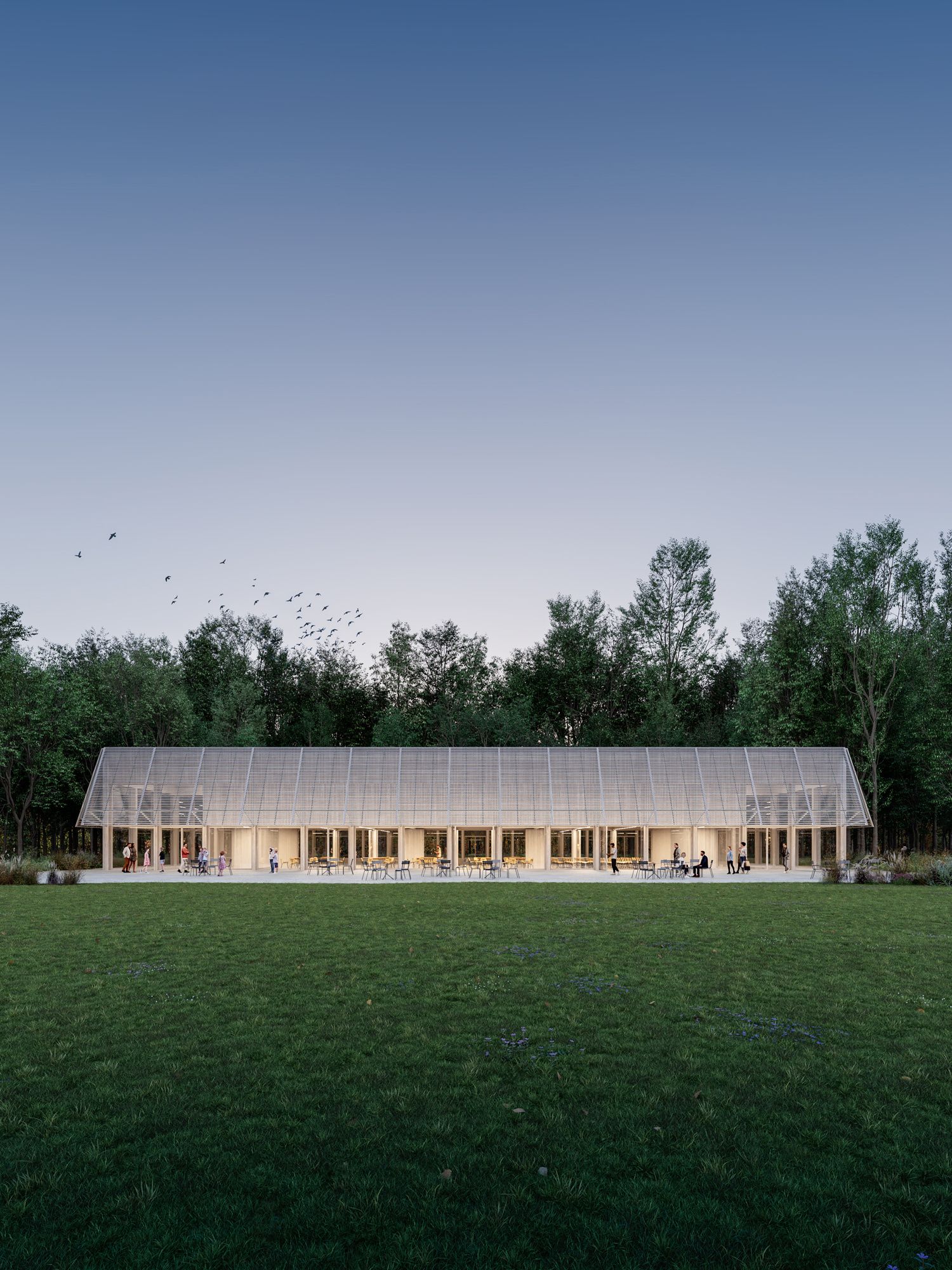 scuola media for NOSU Architekten, Gordola CH, visualization 1 of 3