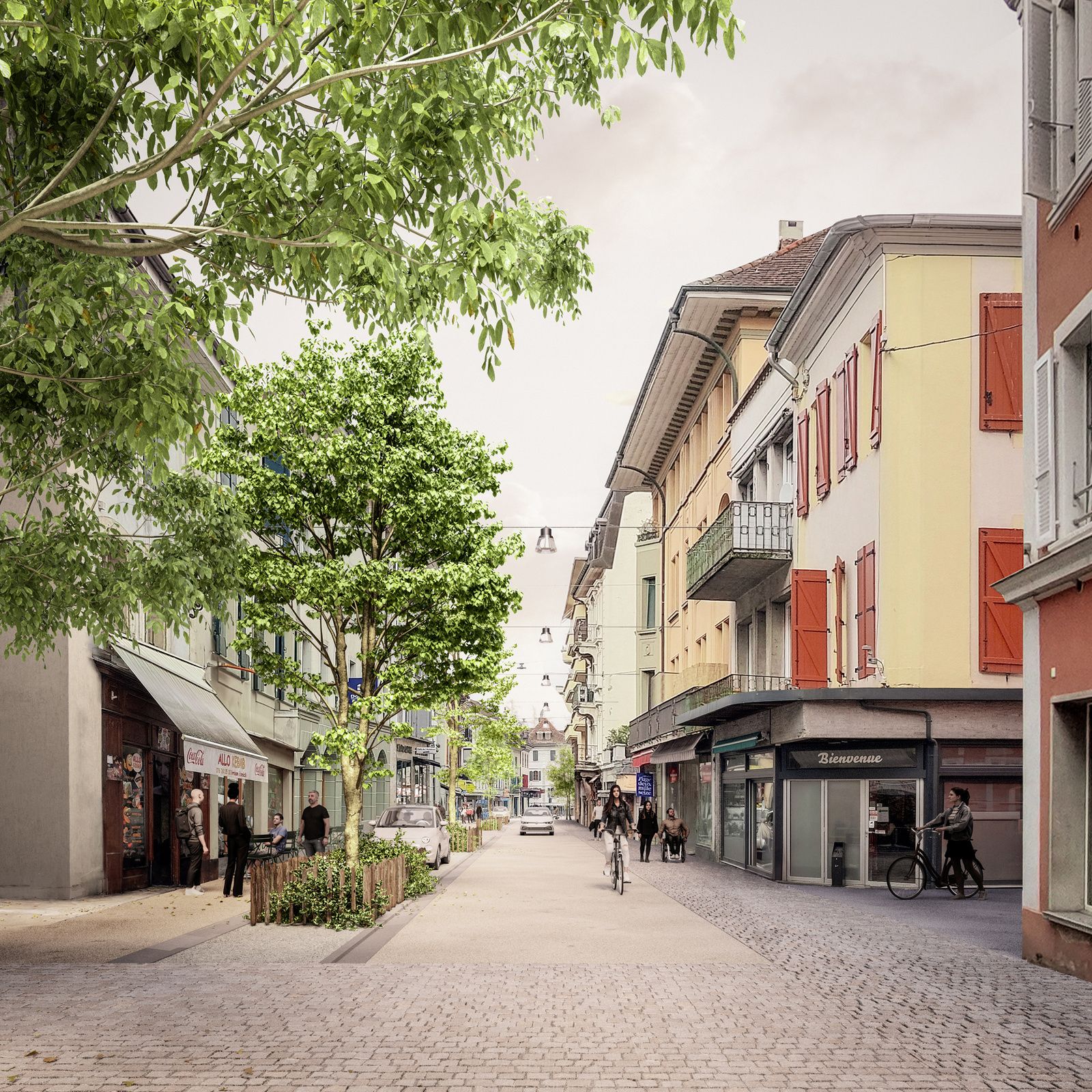 Grand Rue for Officina del Paesaggio, Payerne CH, visualization 2 of 2