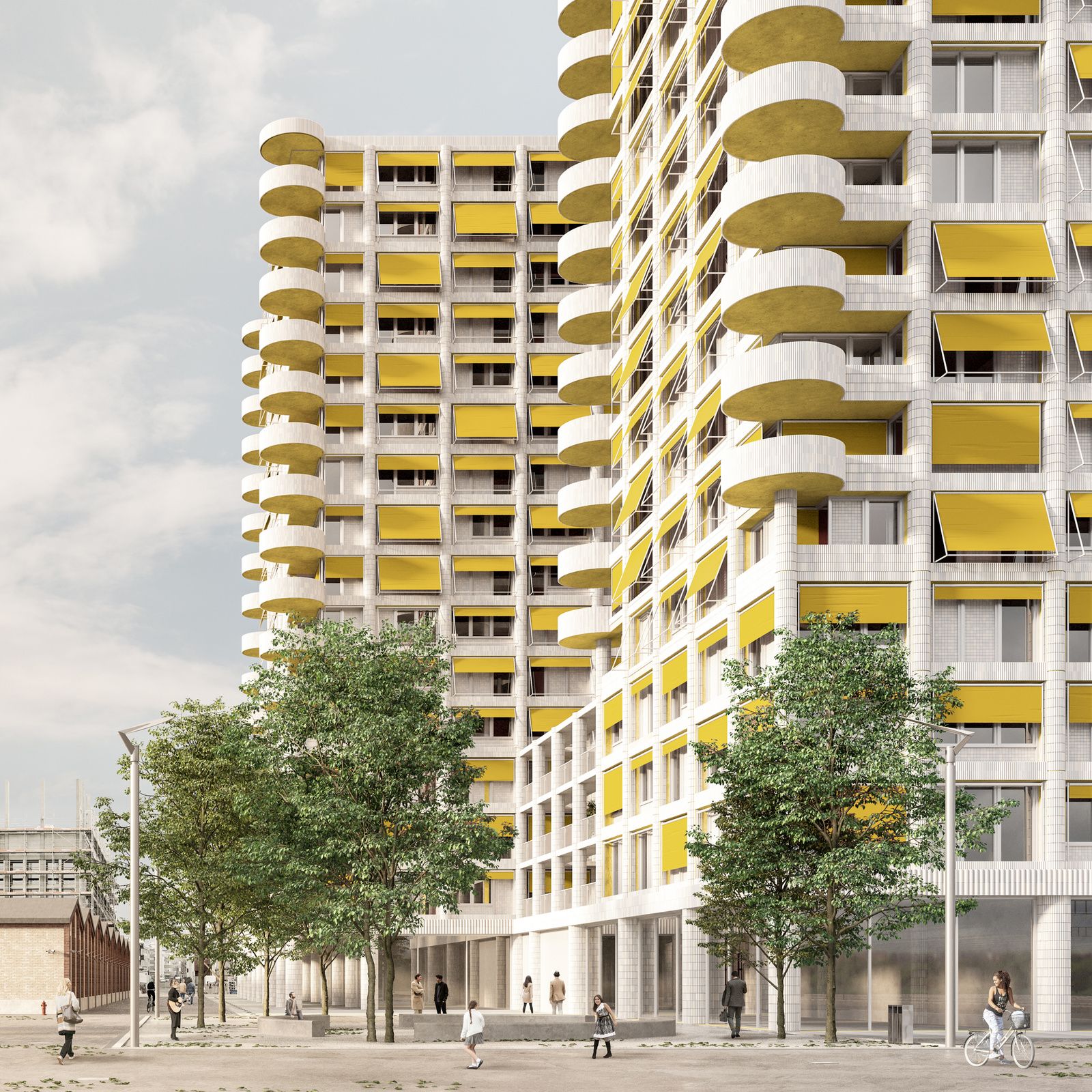 Hochhaus Wallisellen for Burkhard Partner and Miller Maranta, Zürich CH, visualization 2 of 4