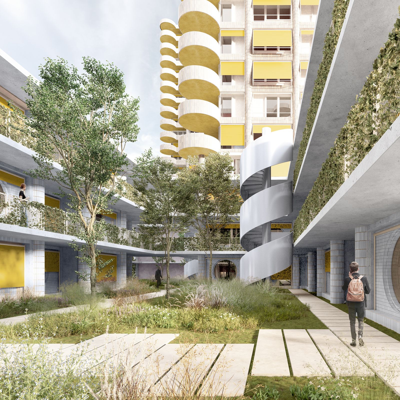 Hochhaus Wallisellen for Burkhard Partner and Miller Maranta, Zürich CH, visualization 3 of 4