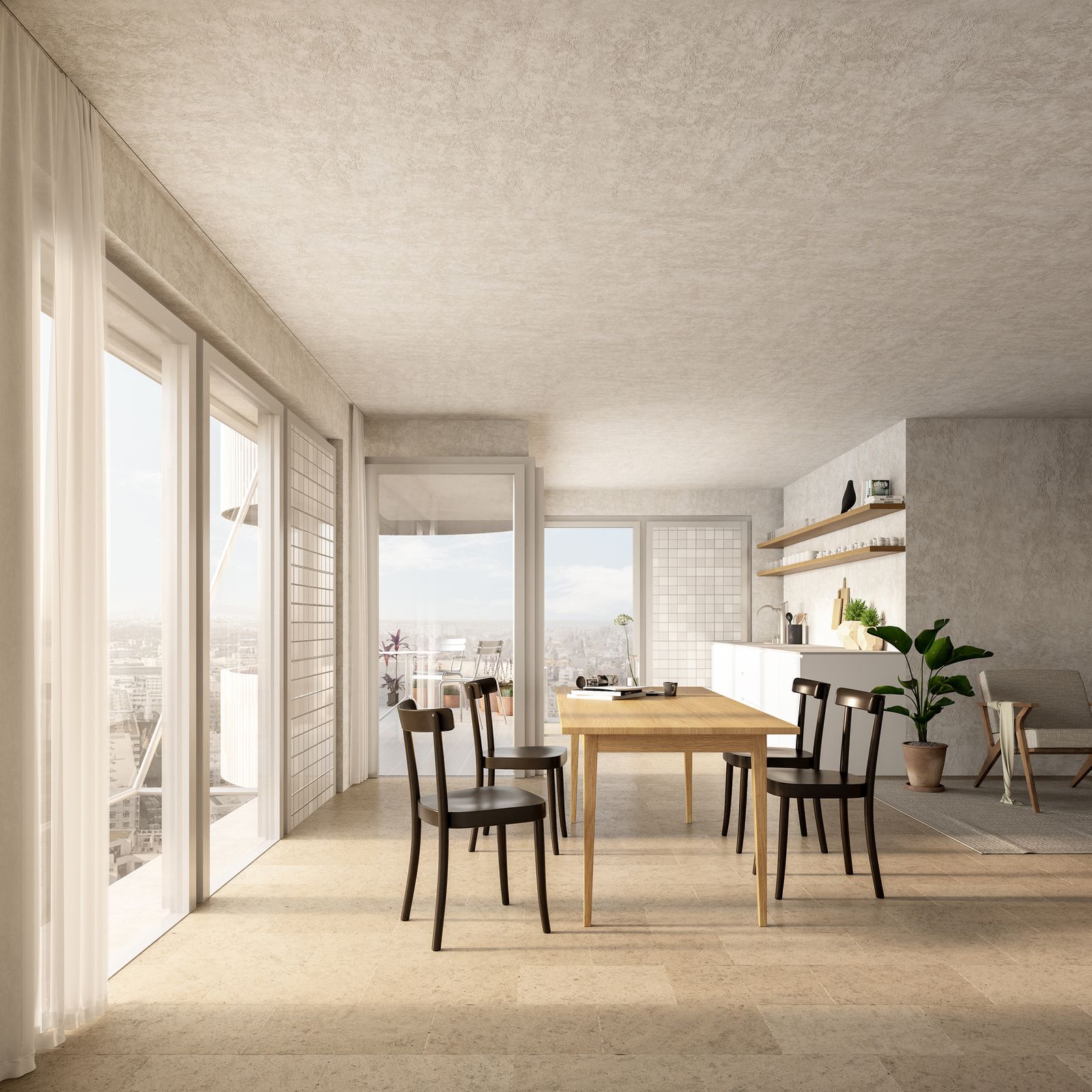 Hochhaus Wallisellen for Burkhard Partner and Miller Maranta, Zürich CH, visualization 4 of 4