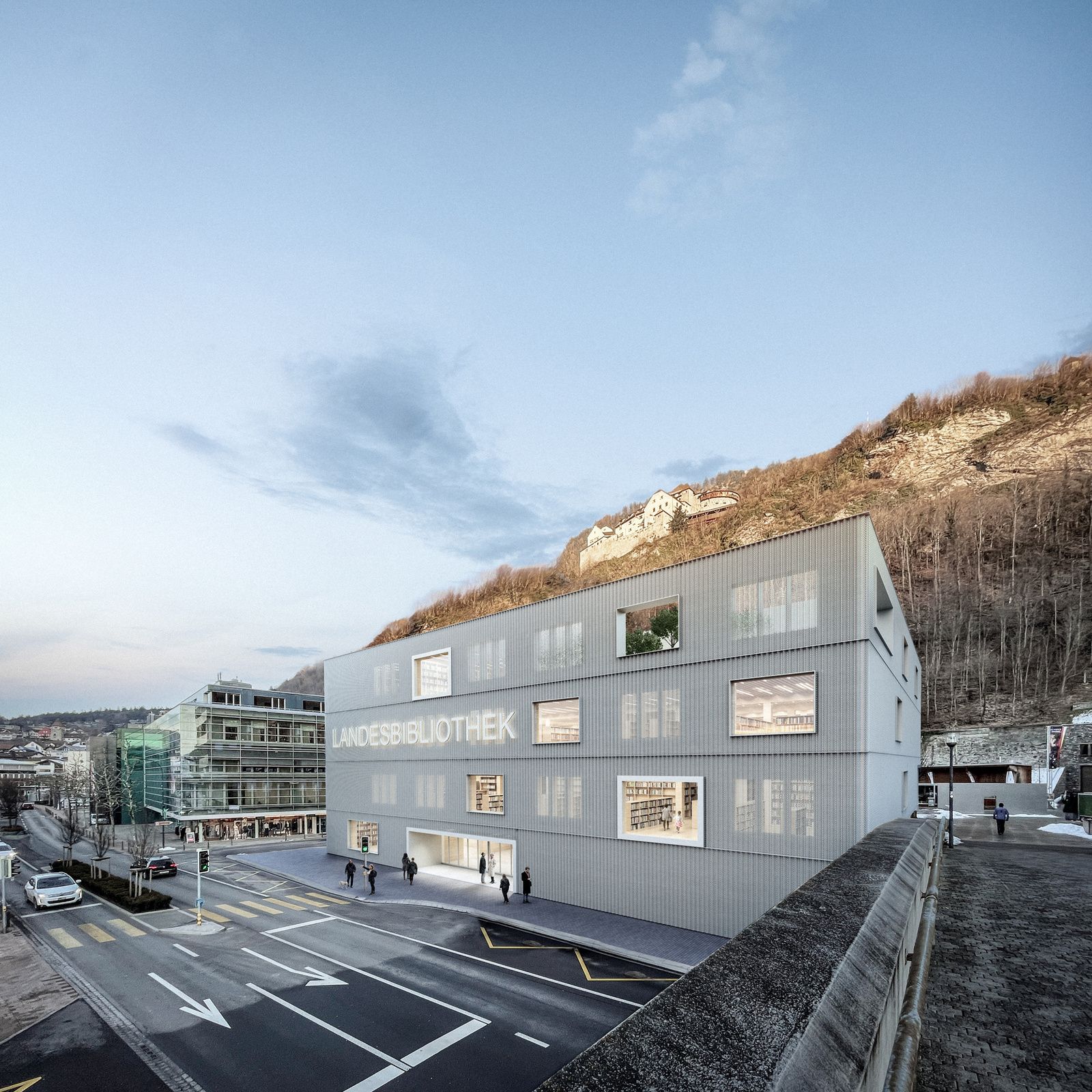 landesbibliothek for Ritter Schumacher AG, Vaduz FL, visualization 1 of 2