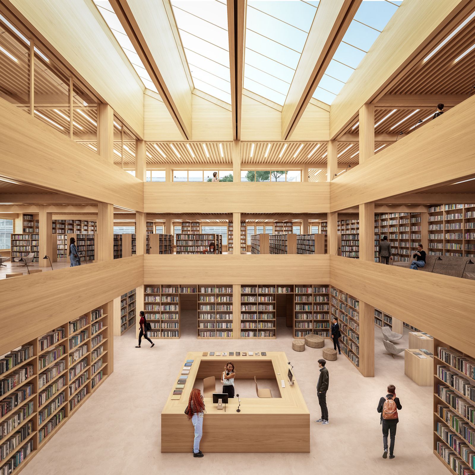 landesbibliothek for Ritter Schumacher AG, Vaduz FL, visualization 2 of 2