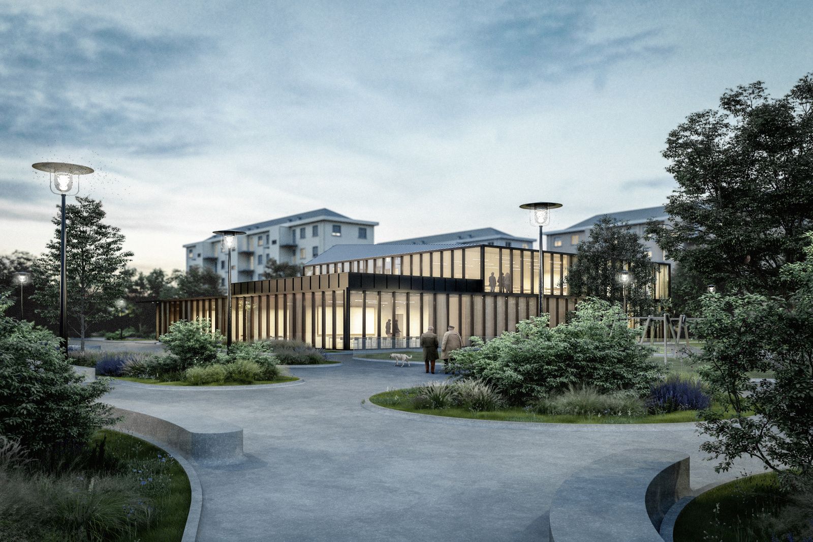 biblioteca lorenteggio for atelier giavenale + superfluido, Milano IT, visualization 1 of 3