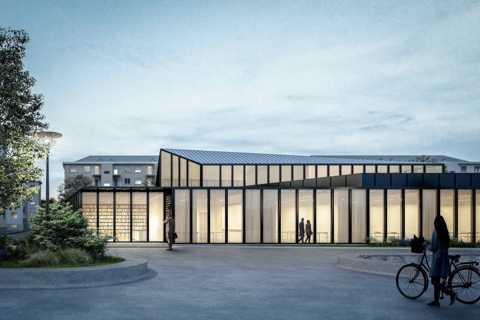biblioteca lorenteggio for atelier giavenale + superfluido, Milano IT, visualization 2 of 3