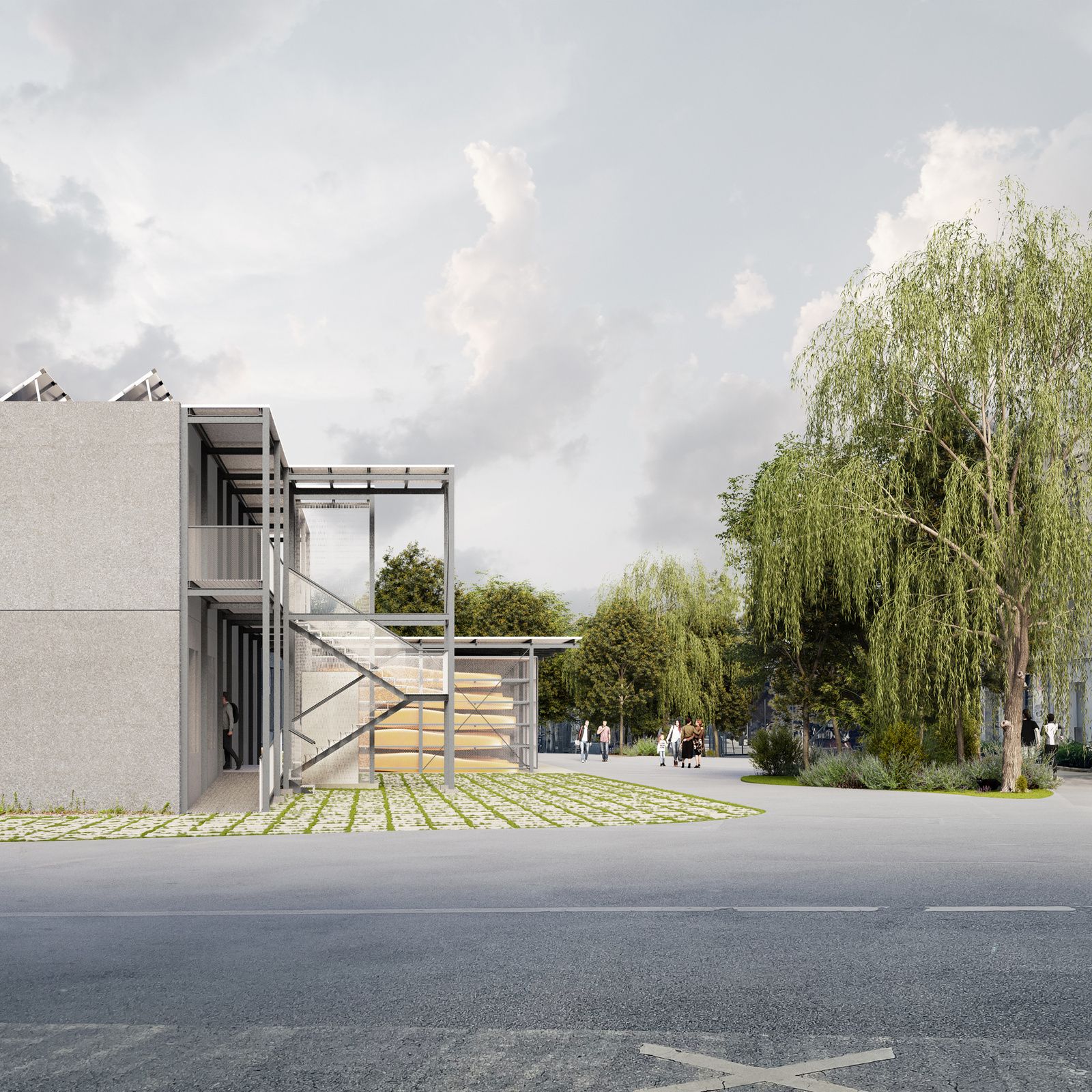nouvelle base nautique for atelier nava, Genève CH, visualization 1 of 2