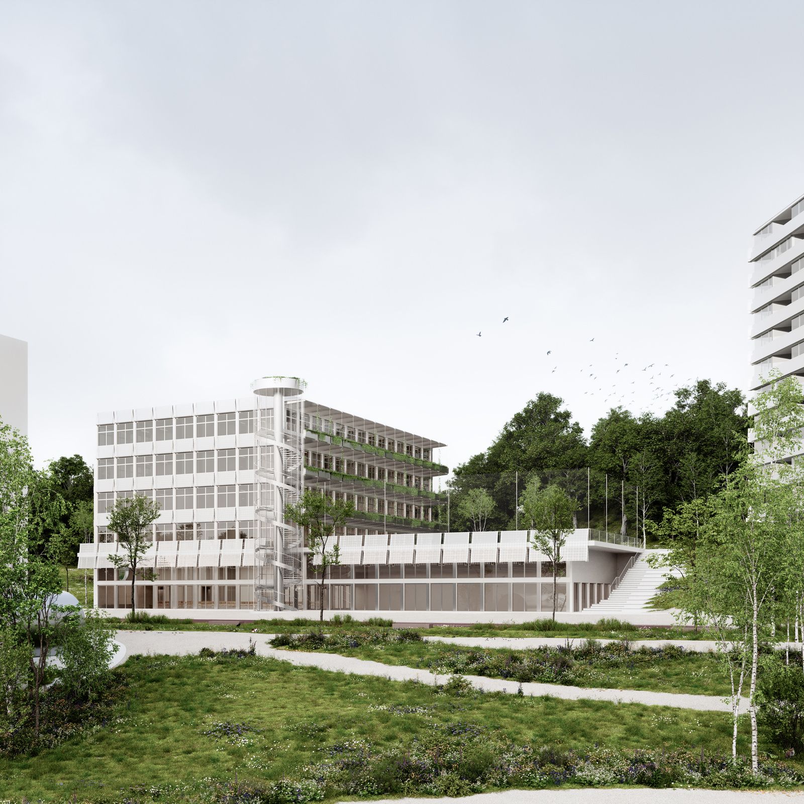 quartier des hauts de dorigny for Luraschi, Lausanne CH, visualization 1 of 4