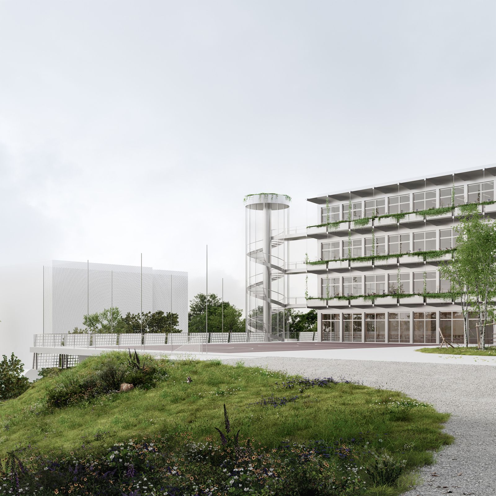 quartier des hauts de dorigny for Luraschi, Lausanne CH, visualization 2 of 4